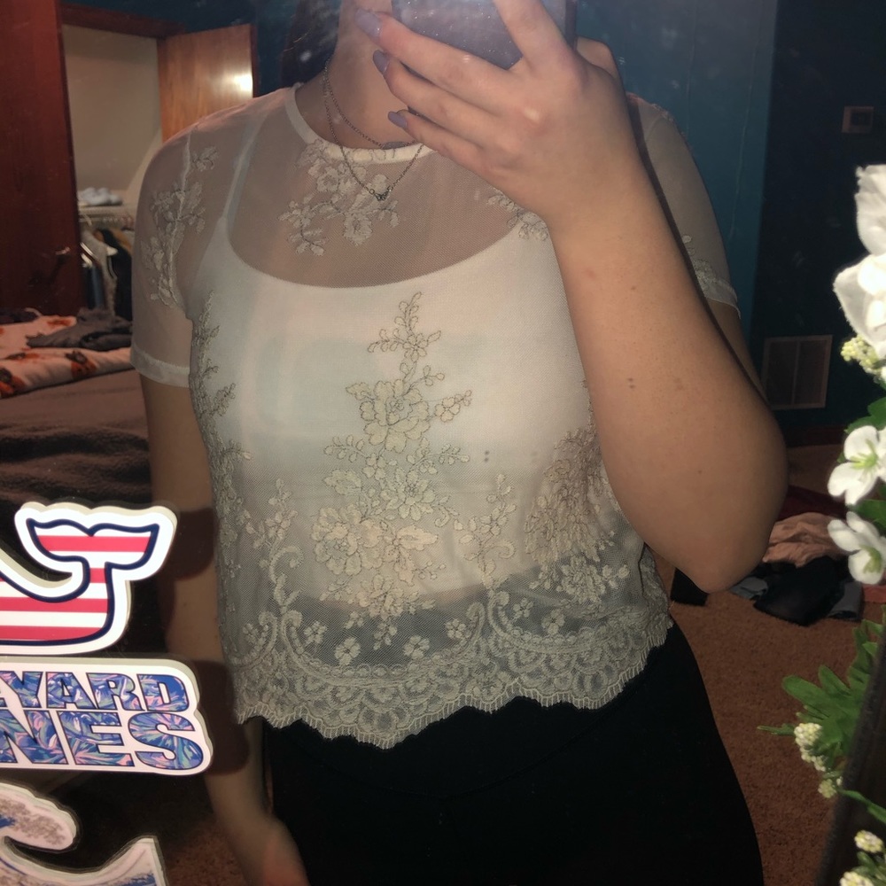 Sheer shirt